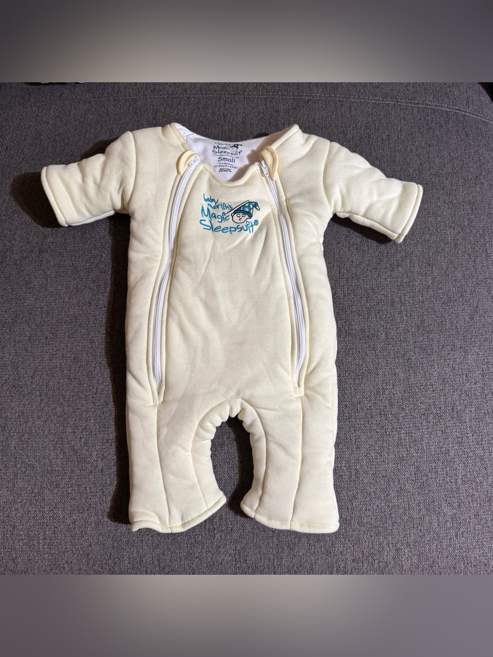 Baby Merlin’s The Magic Sleepsuit Yellow Baby Boy Girl Neutral Small 3-6M